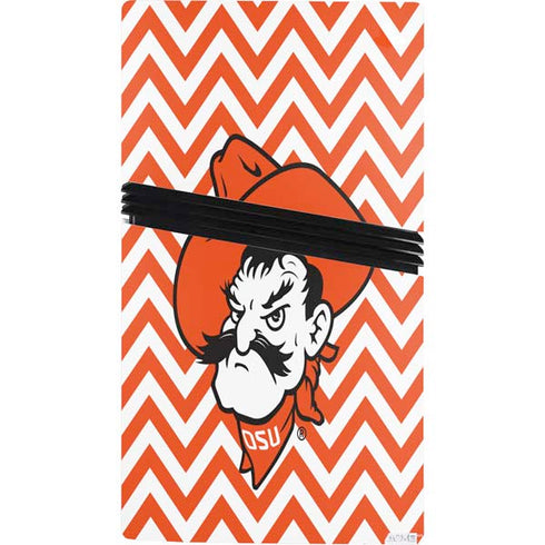 Oklahoma State University Chevron Print PS5 Pro Bundle Skin